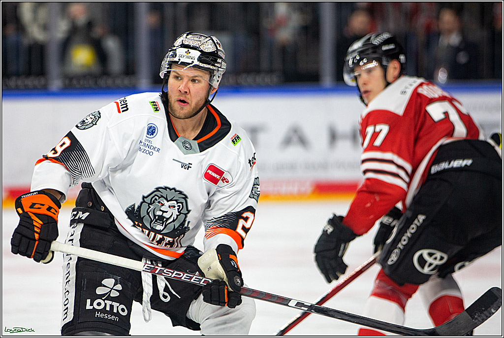 PENNY DEL; Koelner Haie- Loewen Frankfurt; Koeln, 18.12.2022